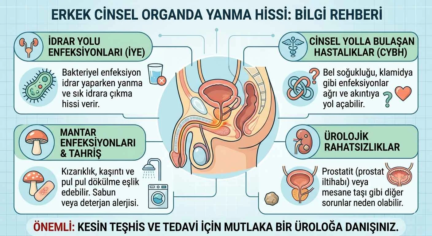 Erkek Cinsel Organda Yanma Hissi Nasıl Geçer?
