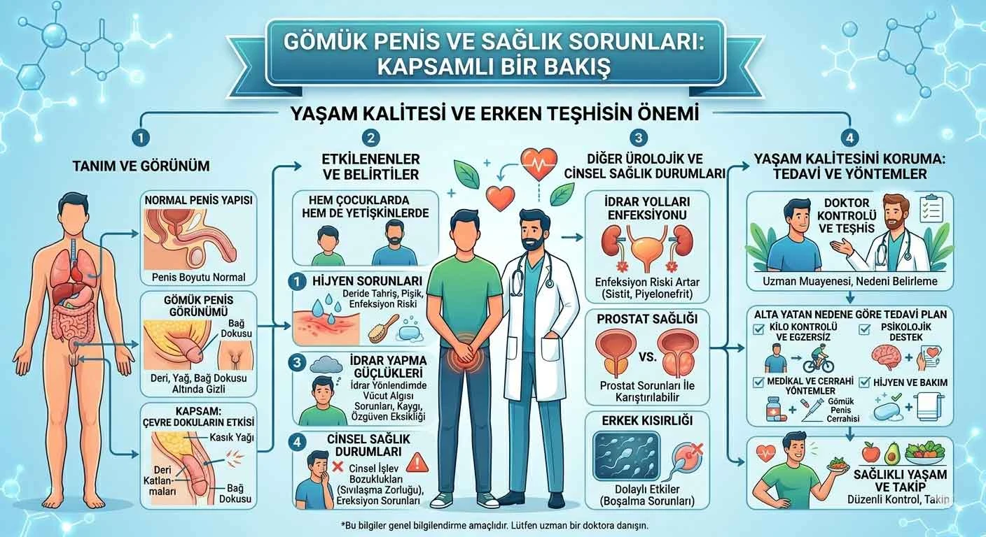 Gömük Penis Nedir? Nedenleri, Belirtileri ve Tedavi Yöntemleri