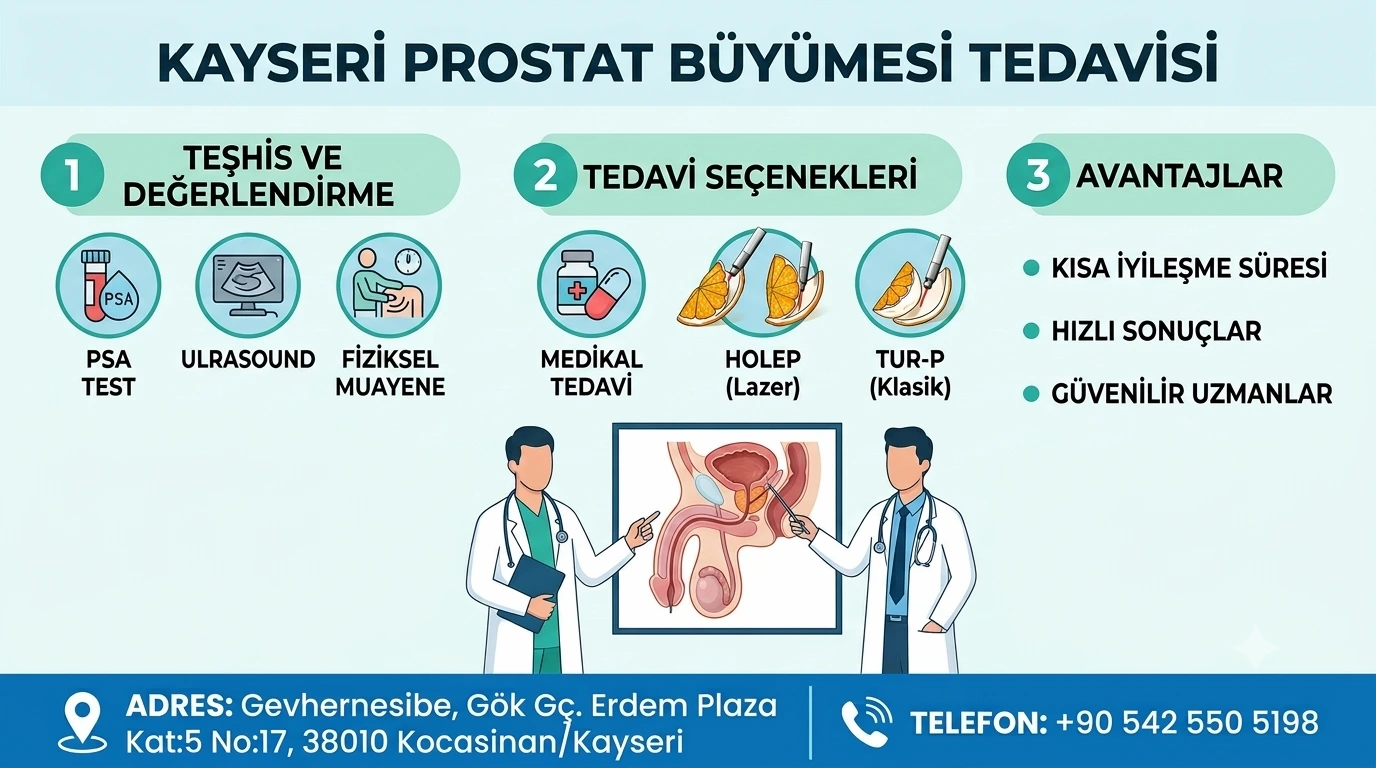 Kayseri Prostat Büyümesi Tedavisi
