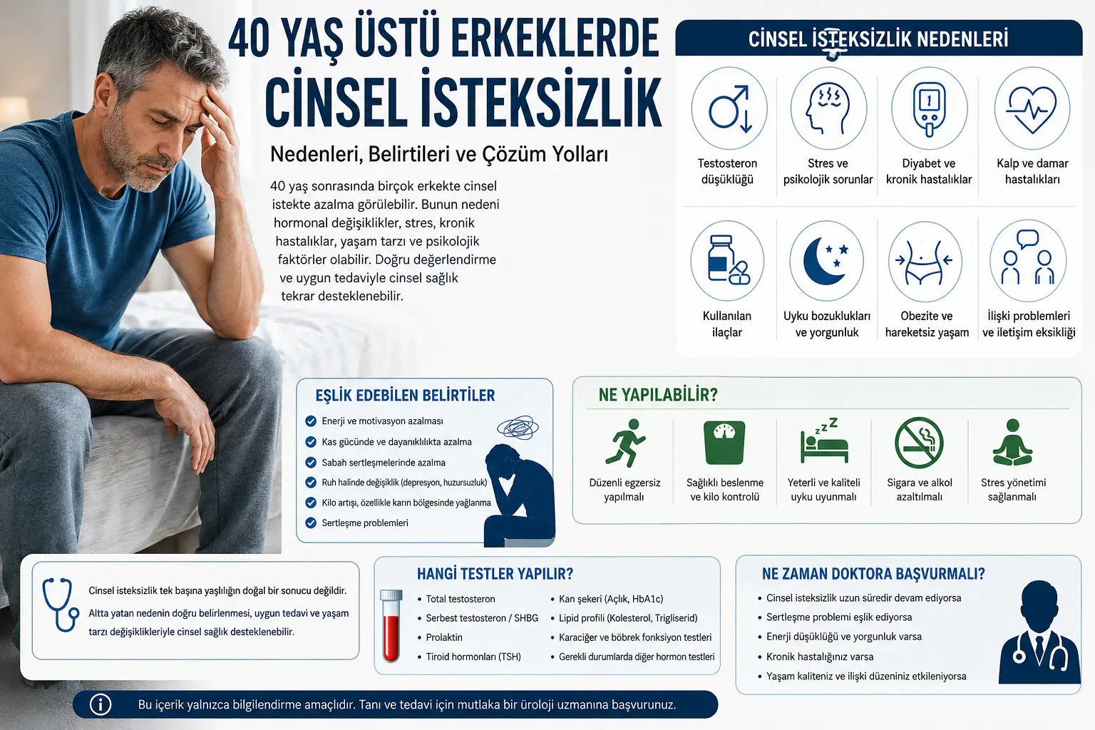 40 Yaş Üstü Erkeklerde Cinsel İsteksizlik