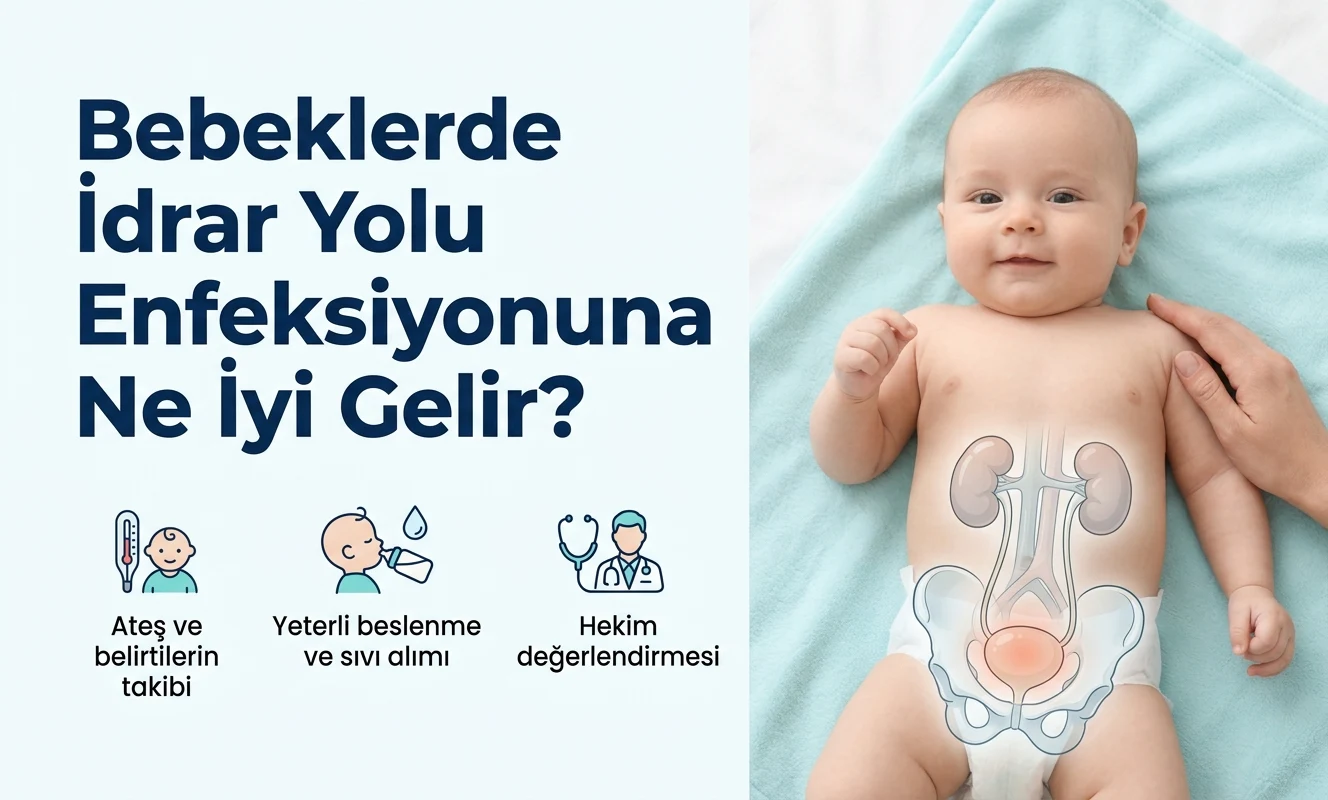 Bebeklerde İdrar Yolu Enfeksiyonuna Ne İyi Gelir